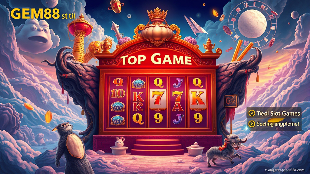 Top game quay hũ tại GEM88 - Trải Nghiệm Đỉnh Cao Cùng Những Trò Chơi Hấp Dẫn Nhất Top 5 game quay hũ GEM88 đáng chơi – Cơ hội vàng chờ bạn
